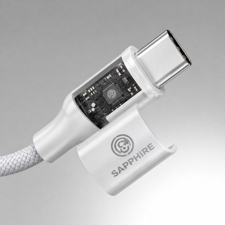 Sapphire Type C to C Charging Cable