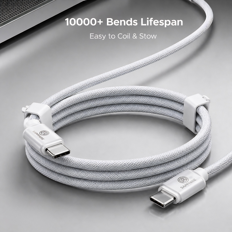 Sapphire Type C to C Charging Cable