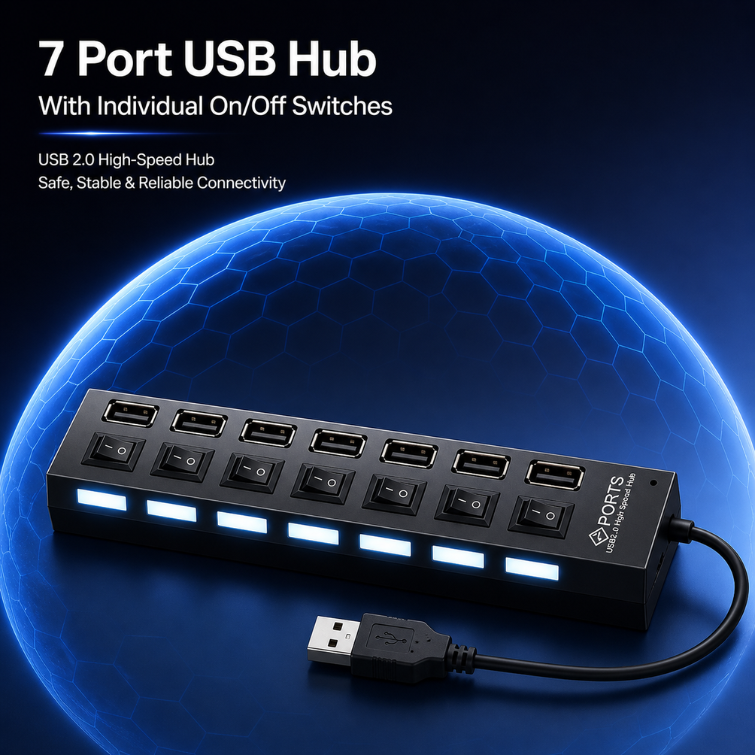 7-Port USB Hub