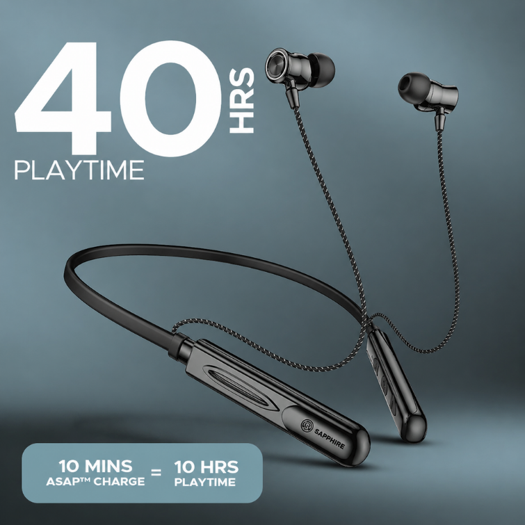 NB Shine Bluetooth Neckband Earphone