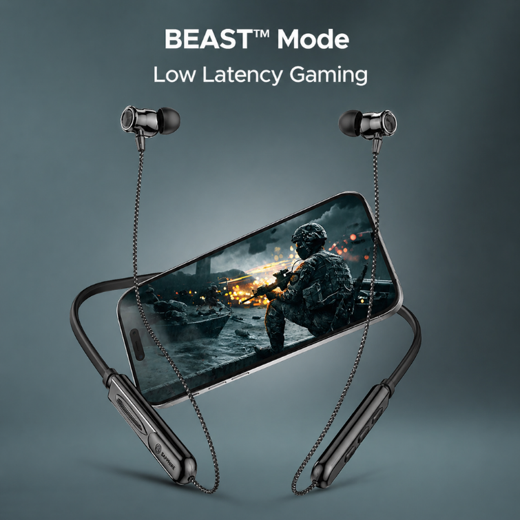 NB Shine Bluetooth Neckband Earphone