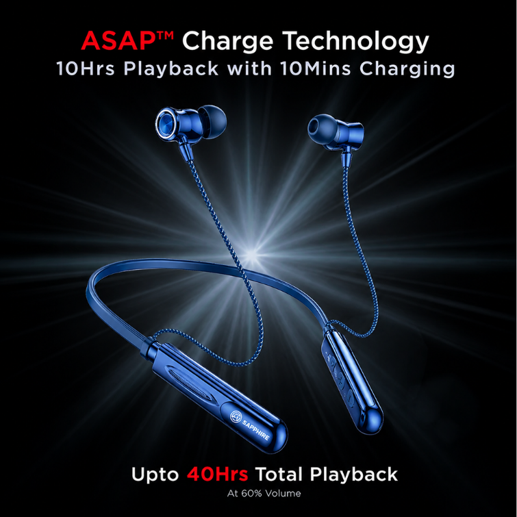 NB Shine Bluetooth Neckband Earphone