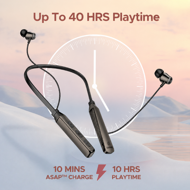 NB Blaze Bluetooth Neckband Earphone