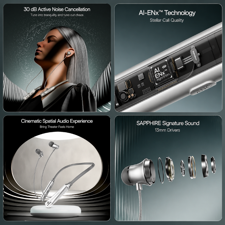 NB Blaze Bluetooth neckband earphone