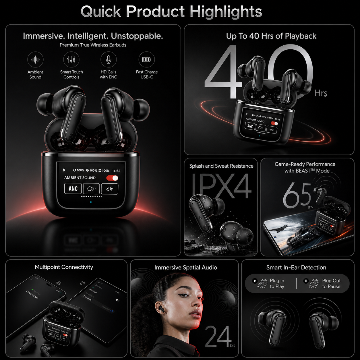 TWS Touch Pods