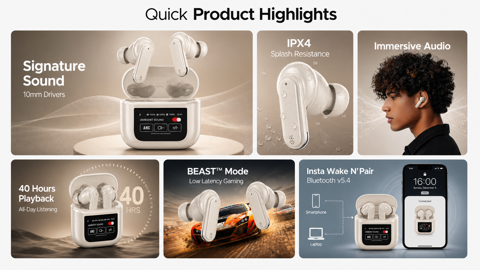 TWS Touch Pods