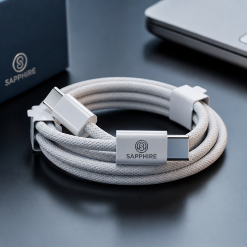 Sapphire Type C to C Charging Cable
